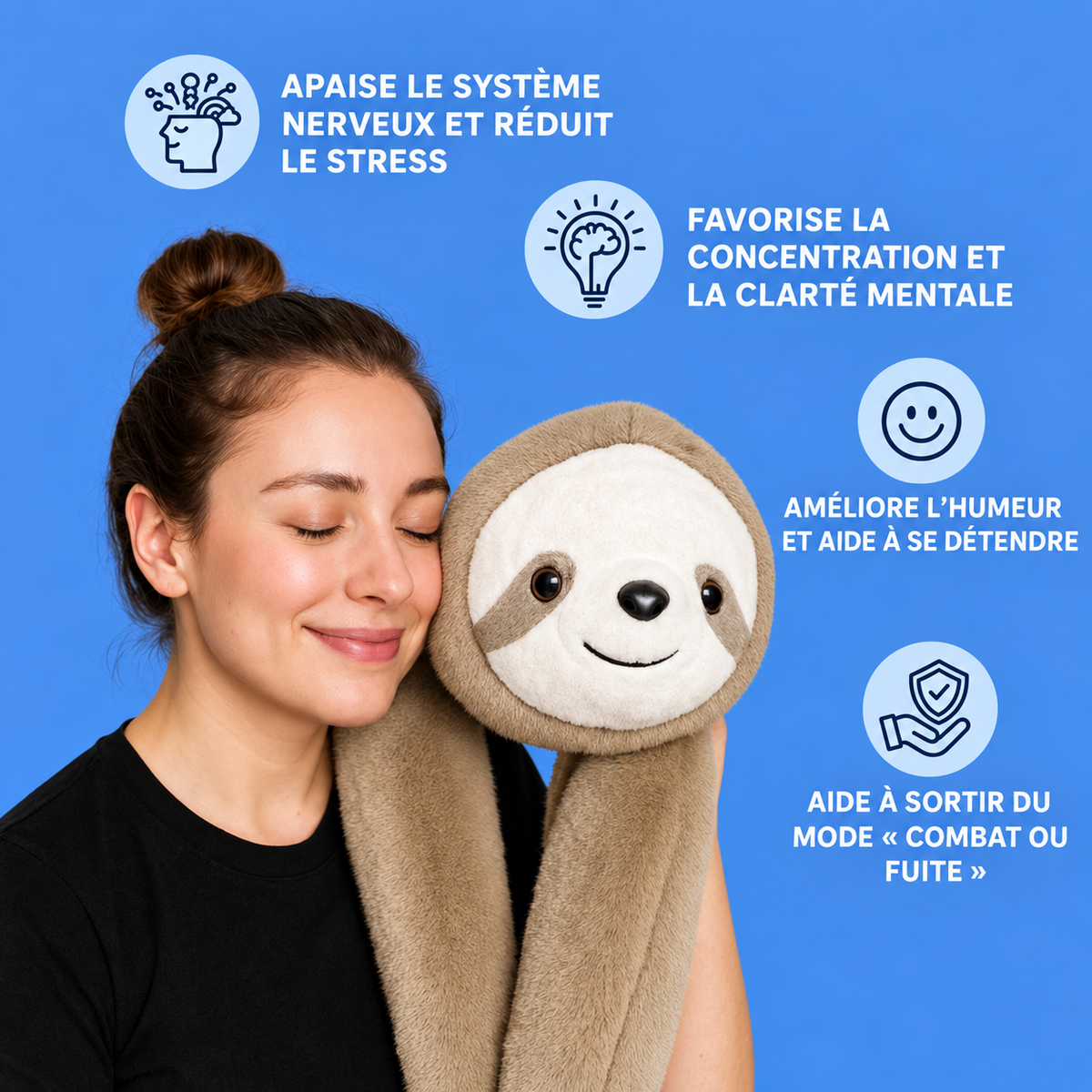 KineHug — La peluche lestée câline