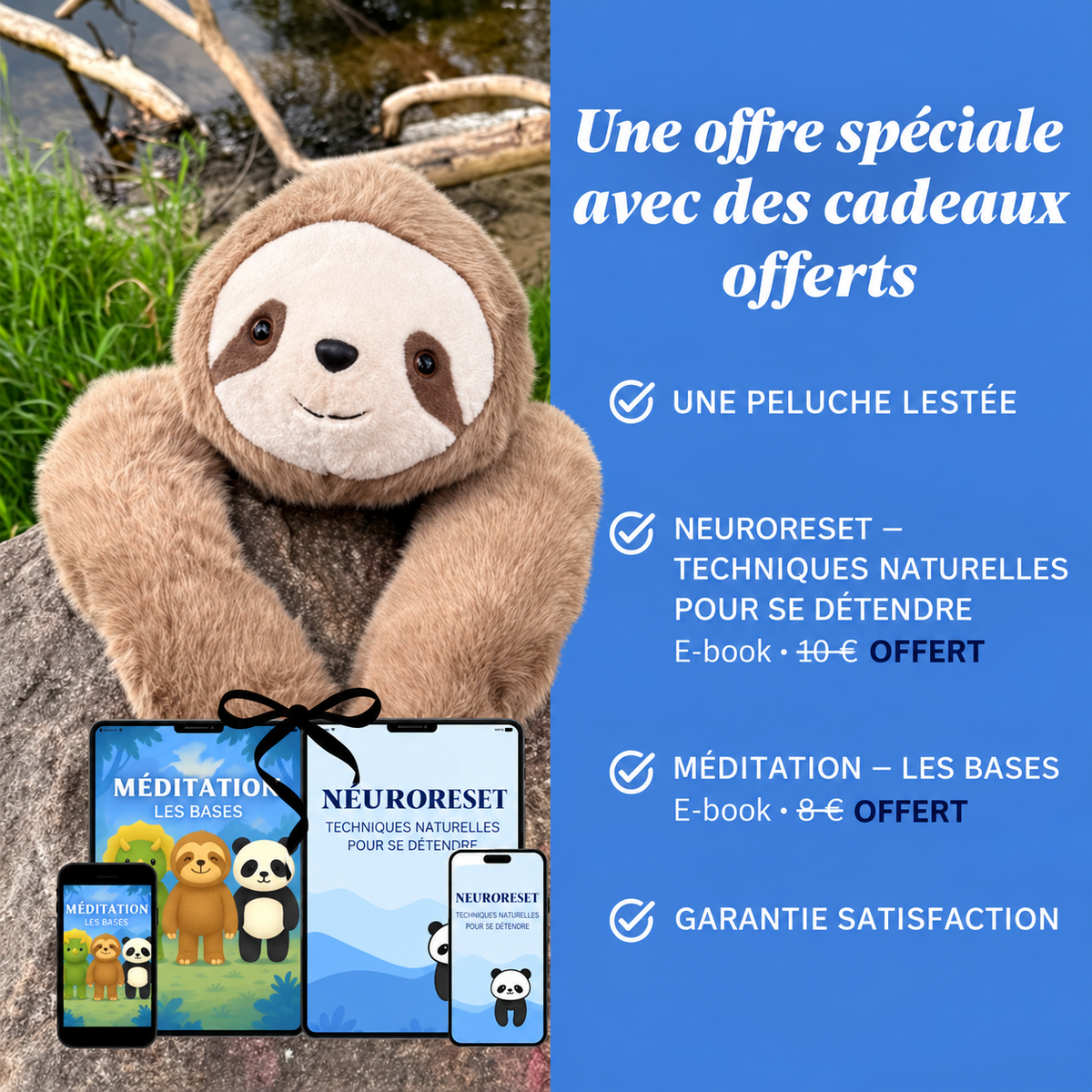 KineHug — La peluche lestée câline