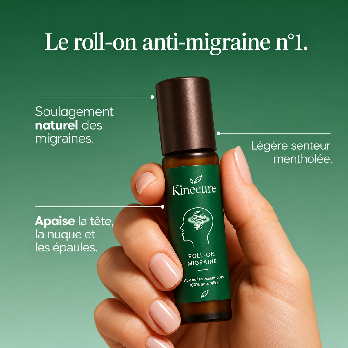 Roller anti-migraine