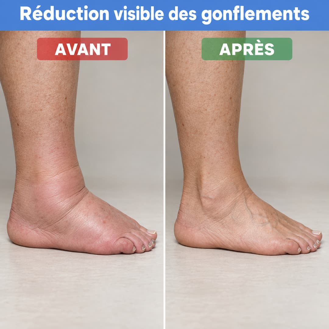 KinePulse™ Masseur 3 en 1 pour talons douloureux et pieds gonflés
