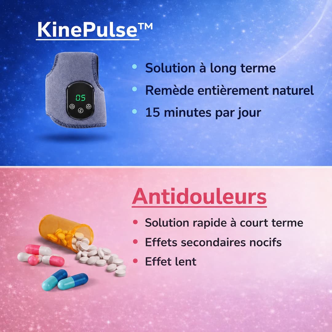 KinePulse™ Masseur 3 en 1 pour talons douloureux et pieds gonflés