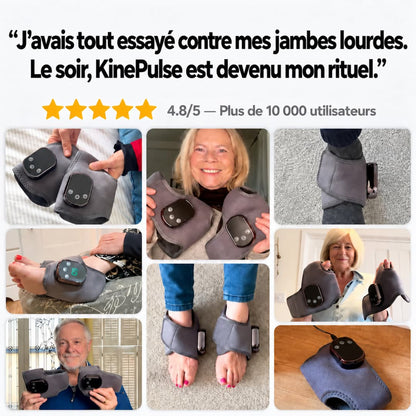KinePulse™ 3-en-1 pour aider à soulager les jambes lourdes et pieds gonflés