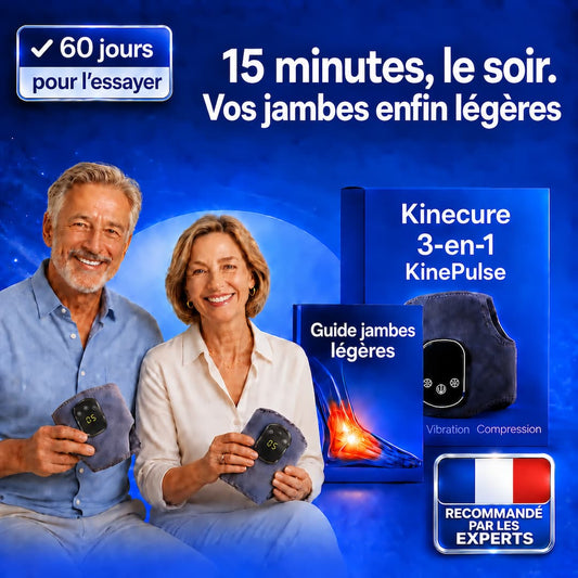 KinePulse™ 3-en-1 pour aider à soulager les jambes lourdes et pieds gonflés