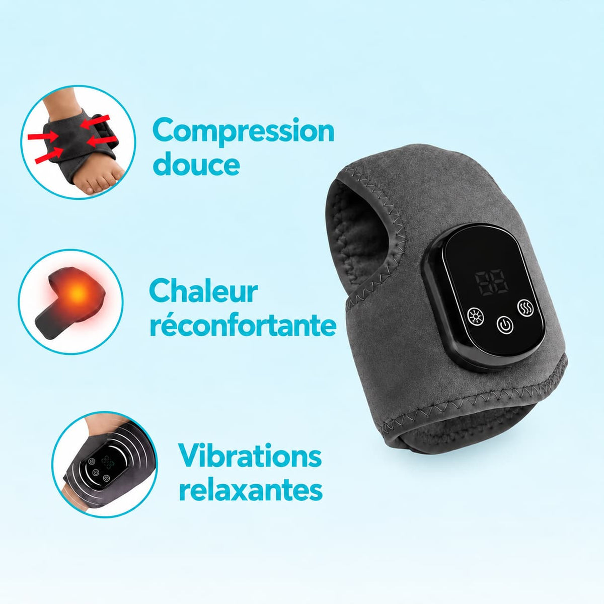 KinePulse™ 3-en-1 pour aider à soulager les douleurs neuropathiques