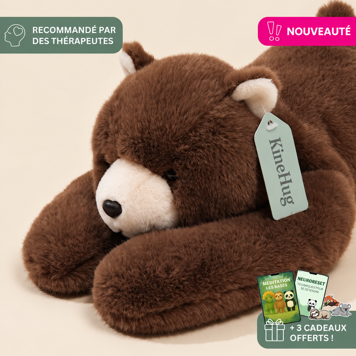 KineHug — La peluche lestée câline