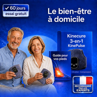 KinePulse™ Masseur 3 en 1 pour talons douloureux et pieds gonflés