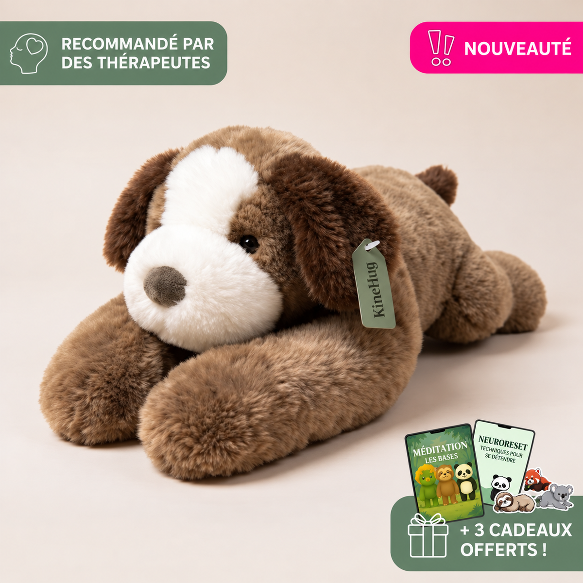 KineHug — La peluche lestée câline