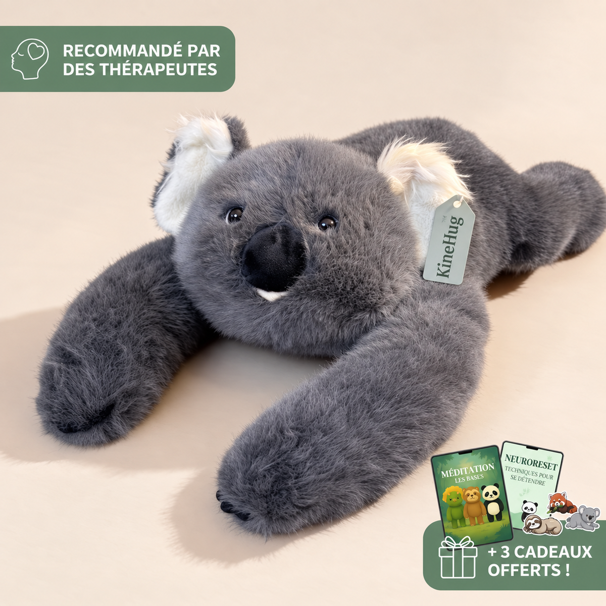 KineHug — La peluche lestée câline